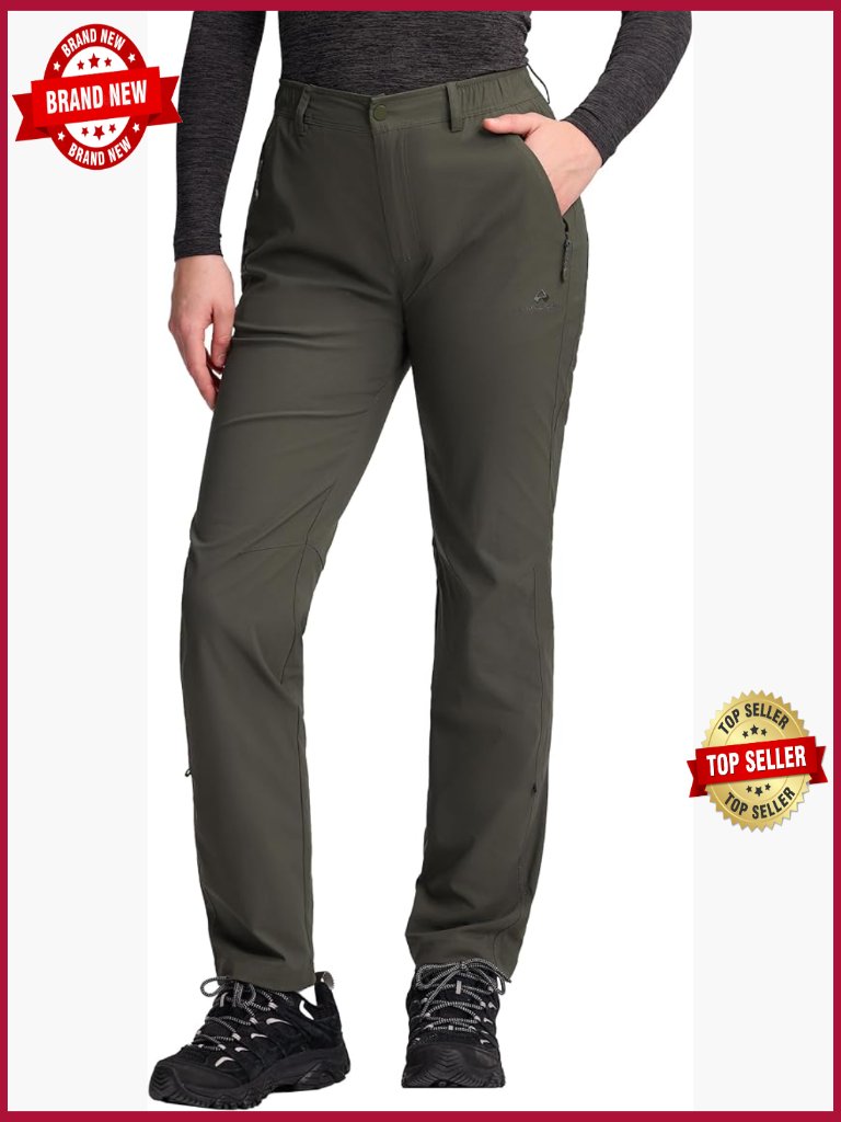 Women's Hiking Cargo Pants Lightweight Quick Dry Stretch Water Resistant Upf 50+